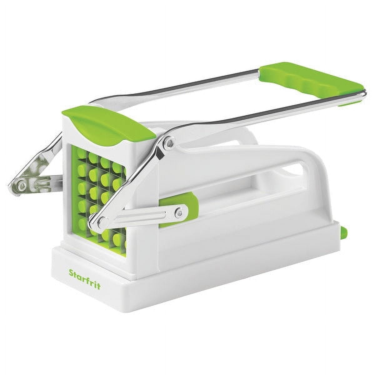 Starfrit White and Green Stainless Steel Fry Cutter