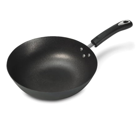 Starfrit Light Nonstick Cast Iron Wok with Bakelite Handle (12-In.)