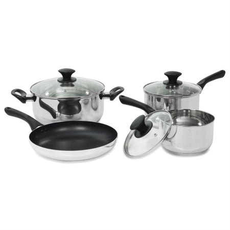 Starfrit Starbasix 7-Piece Stainless Steel Cookware Set