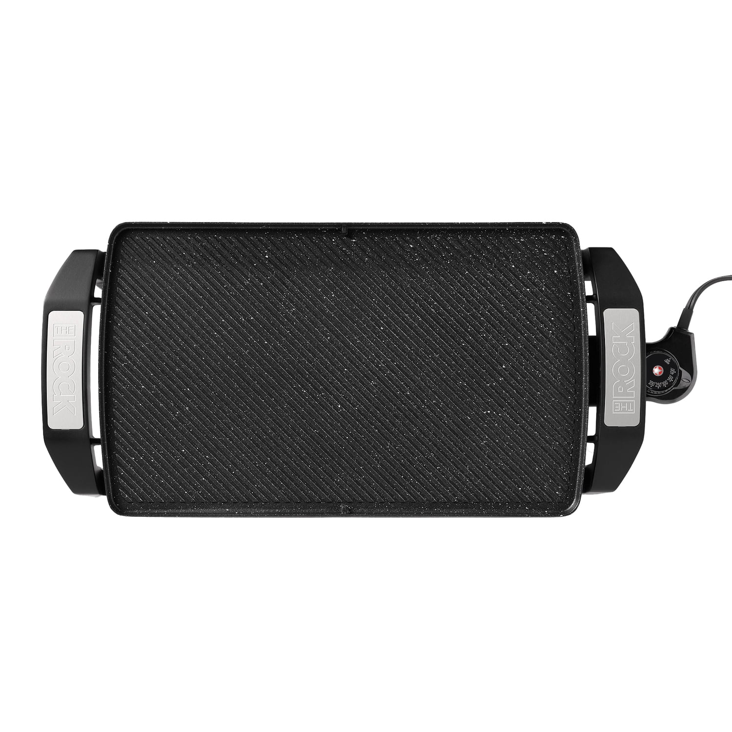THE ROCK by Starfrit 16.5 In. x 9.75 In. Electric Reversible Grill/Griddle, 024427-002-0000