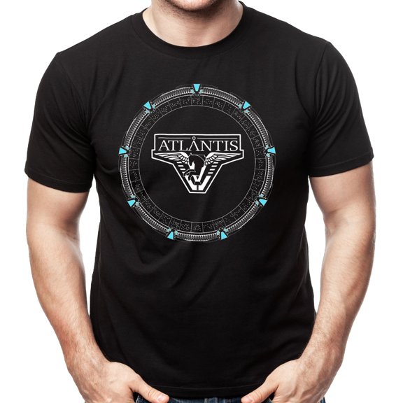 Stargate Atlantis Logo Stargate Adult Shirt-Small
