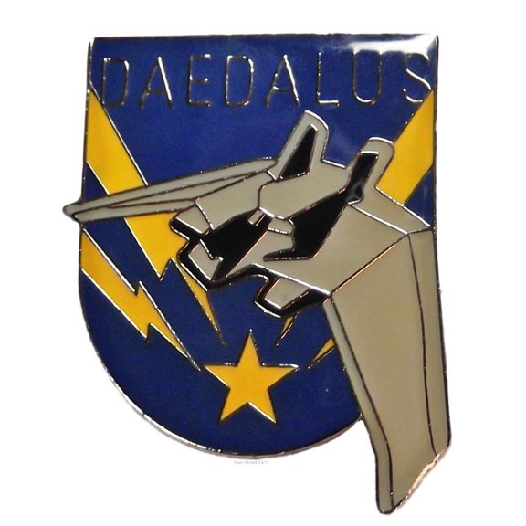 Stargate Atlantis TV DAEDALUS Ship Logo Enamel Pin