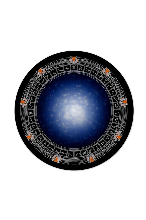 Stargate - Gate 7.5" Round 1/4" Thick Mousepad