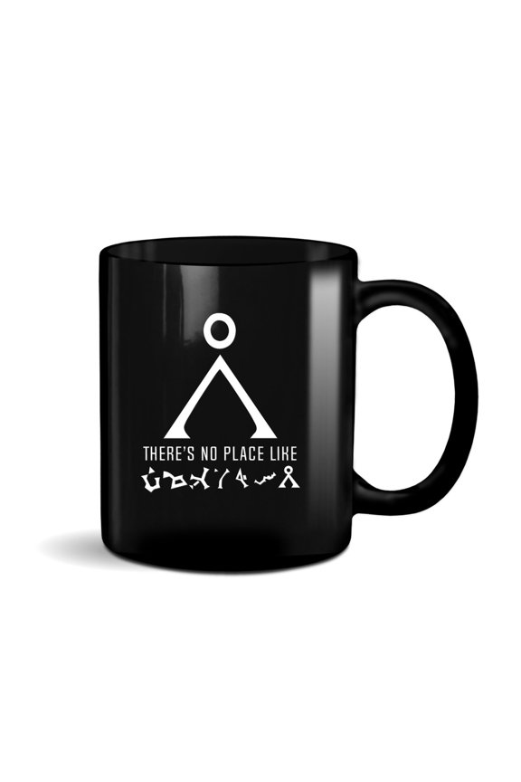 Stargate No Place Like Home 11 oz Black Ceramic Mug