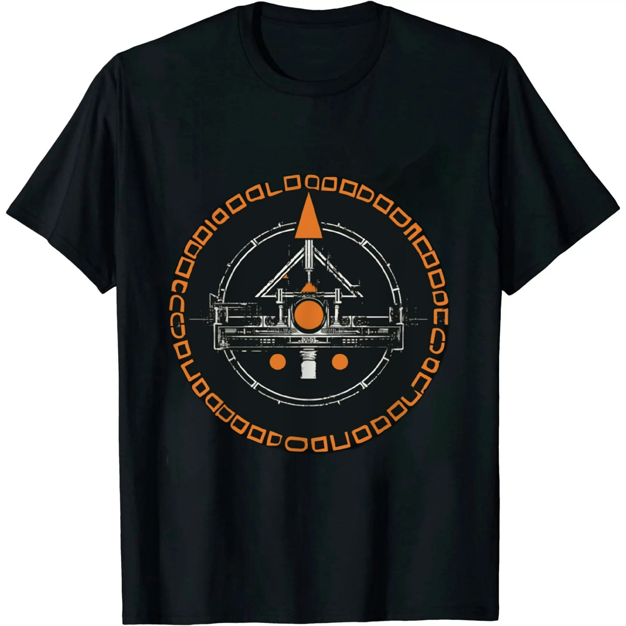 Popfunk Stargate SG-1 Distressed Graphic T-Shirt – Unisex Adult Tee, Officially Licensed