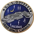 thumbnail image 1 of Stargate SG-1 Atlantis U.S.S. ODYSSEY Ship Logo Patch, 1 of 1
