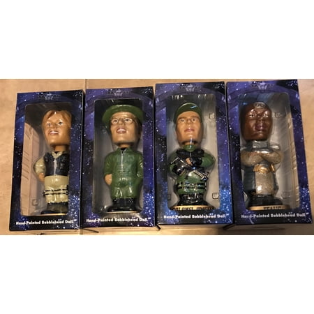 Stargate SG-1 Hand Painted Bobble Head Set Lot 4 #d to 1000 NEW