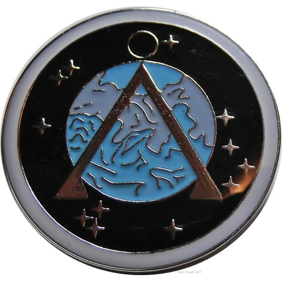 Stargate SG-1 Project Earth Logo Symbol Enamel Metal Pin