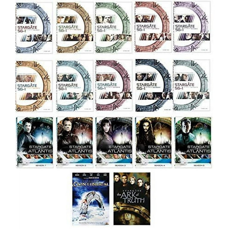 Stargate SG-1 & Stargate Atlantis The Complete Series + The Ark of
