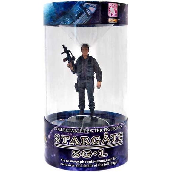 Stargate Series 1 Lieutenant Colonel Cameron Mitchell Pewter Figure (Black Ops)