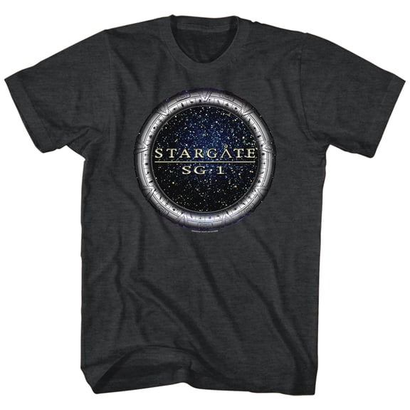 Stargate Sg1 Black Heather Adult T-Shirt 3Xlt