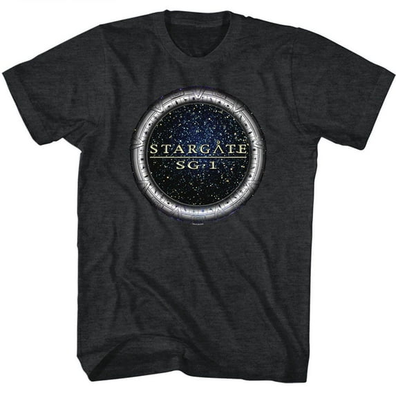 Stargate Sg1 Black Heather Adult T-Shirt 4Xl