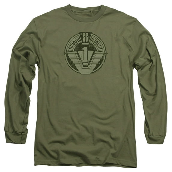 Stargate - Sg1 Distressed - Long Sleeve Shirt - Medium