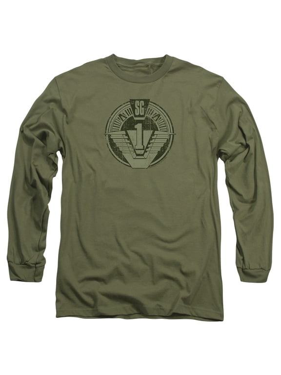 Stargate - Sg1 Distressed - Long Sleeve Shirt - Medium