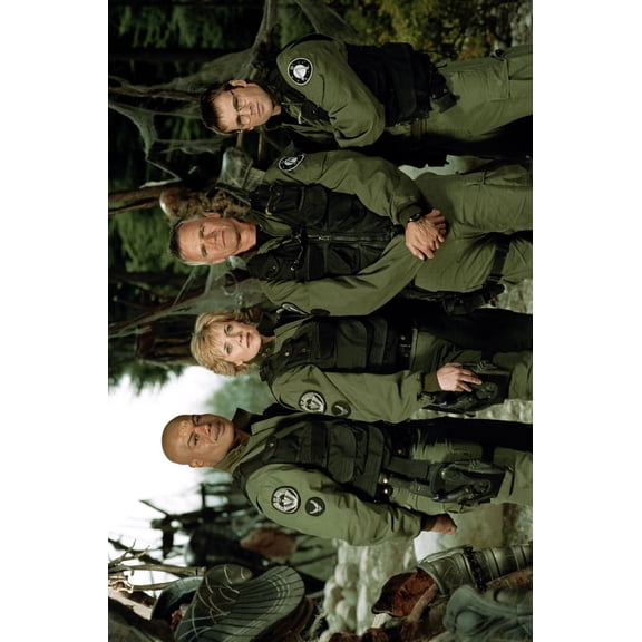 Stargate Sg1 Poster Metal Sign 8Inx 12In Metal Art Print 8x12 Multi-Color Square Adults Best Posters