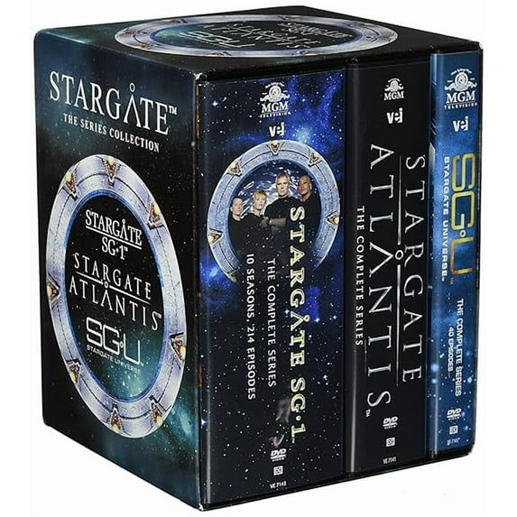 Stargate Collection DVD - All Three Series Stargate Atlantis, Stargate SG-1, Stargate Universe DVD