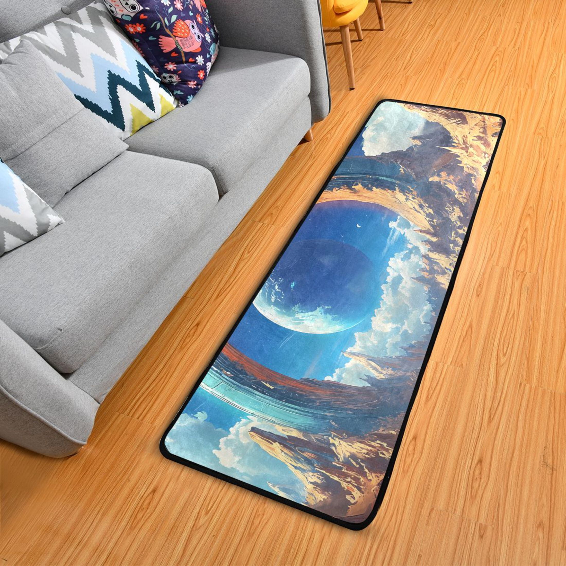Stargate Rug Stargate in Desert Hallway Runner Rug 2'X6' Non-Slip Washable Carpet ...