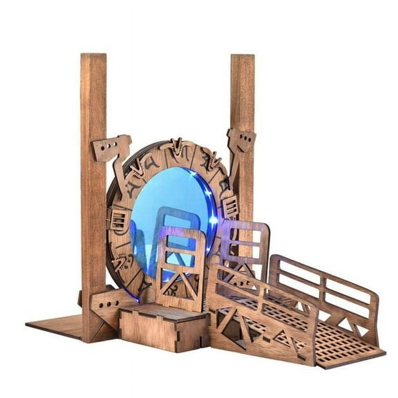 Stargates Bookend Galaxy Gate Bookends Creatives -Border Time Tunnel Magical Portal Bookends for Office Book Shelf