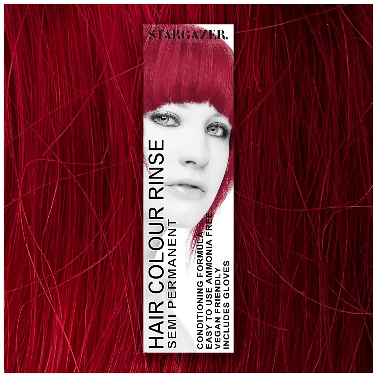 Stargazer Vegan Semi Permanent Hair Color Cruelty Free Ammonia Free Conditioning Super Vibrant Long Lasting Hair Dye Made In The UK. Includes