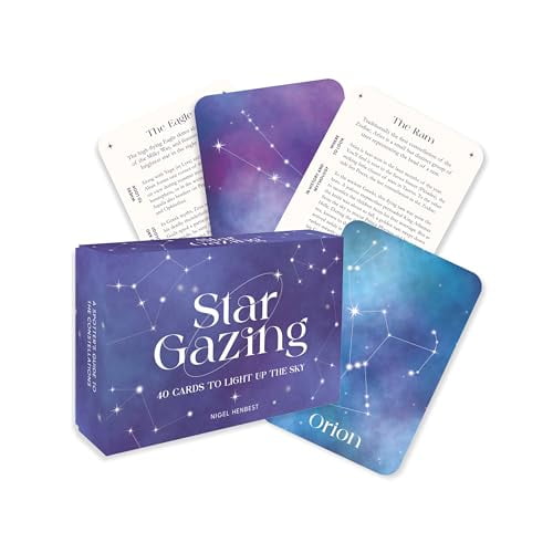 Pre-Owned Star Gazing - A Card Deck: 40 cards to light up your sky: a spotter's guide to the constellations Paperback