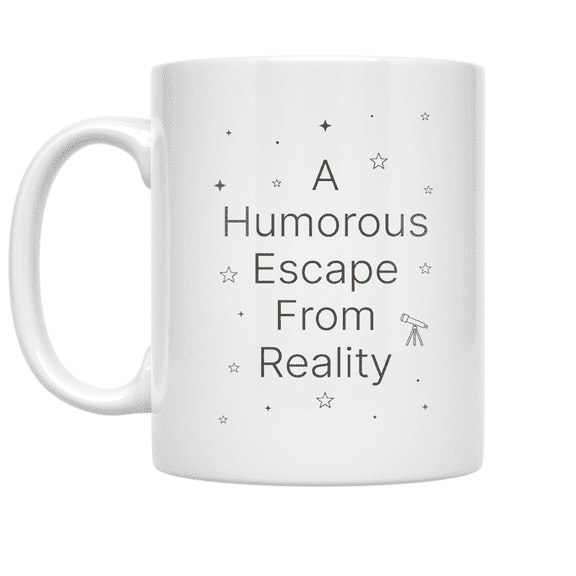 Stargazing Escape From Reality - Introspective Thinker - 11 oz Ceramic Coffee Mug