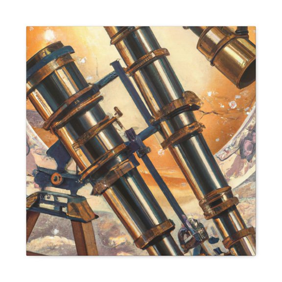 Stargazing Telescopes Dream - Canvas