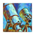 thumbnail image 1 of Stargazing Through Telescopes - Canvas, 1 of 10