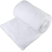 Stargo Fake Snow Blanket Roll for Christmas Village Displays, Christmas Tree Deocration, Snow Party Table Runner - Thick Fluffy Faux Snow Backdrop Winter Wonderland Artificial Snow Blanket Cover (2.6x