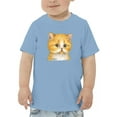 thumbnail image 1 of Staring Kitten T-Shirt Toddler -Kayomi Harai Designs,  2 Toddler, 1 of 4