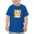 thumbnail image 1 of Staring Kitten T-Shirt Toddler -Kayomi Harai Designs,  3 Toddler, 1 of 4