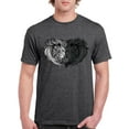 thumbnail image 1 of Staring Lions T-Shirt Men -Smartprints Designs, Male 4X-Large, 1 of 4