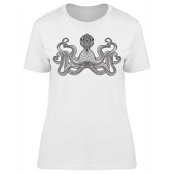 Staring Octopus  T-Shirt Women -Image by Shutterstock, Female Medium