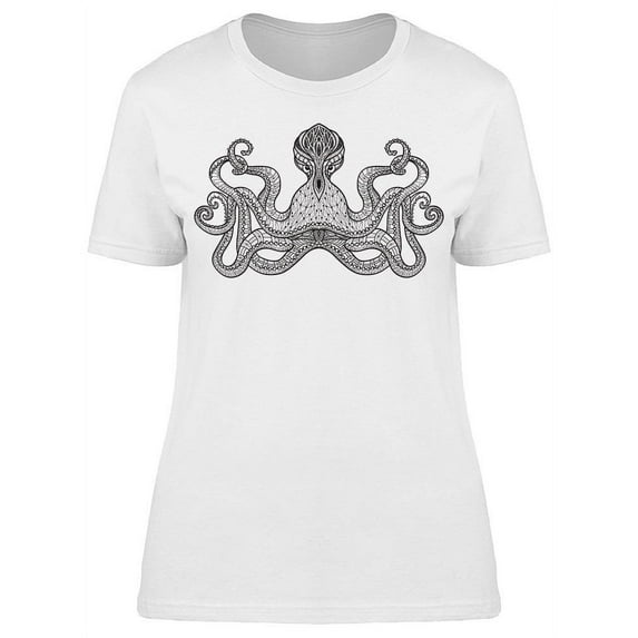 Staring Octopus T-Shirt Women -Image by Shutterstock, Female x-Large