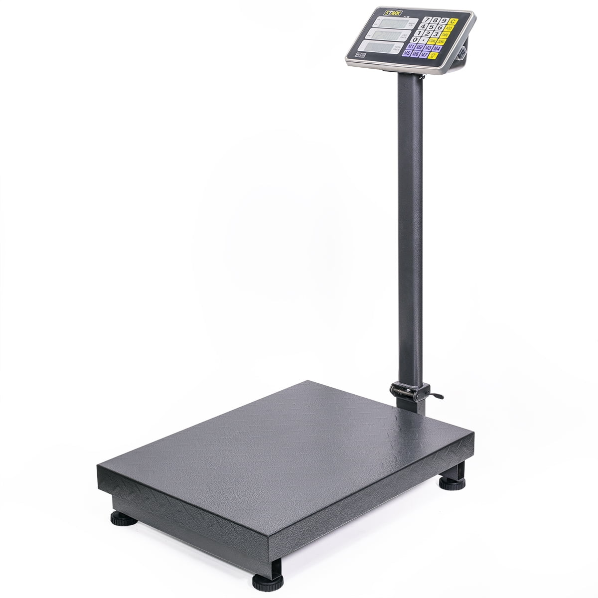 660 Lbs Platform Scale 16X20 Flat Bed With Price Cost Calculator, Floor  Heavy Duty Folding Scale, High-Definition Lcd Display, Luggages Packages  Meat