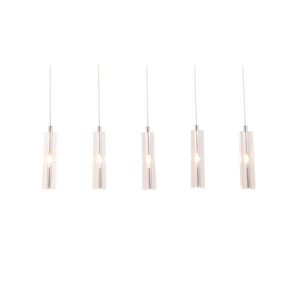 Stark Five Bulb Clear Ceiling Lamp