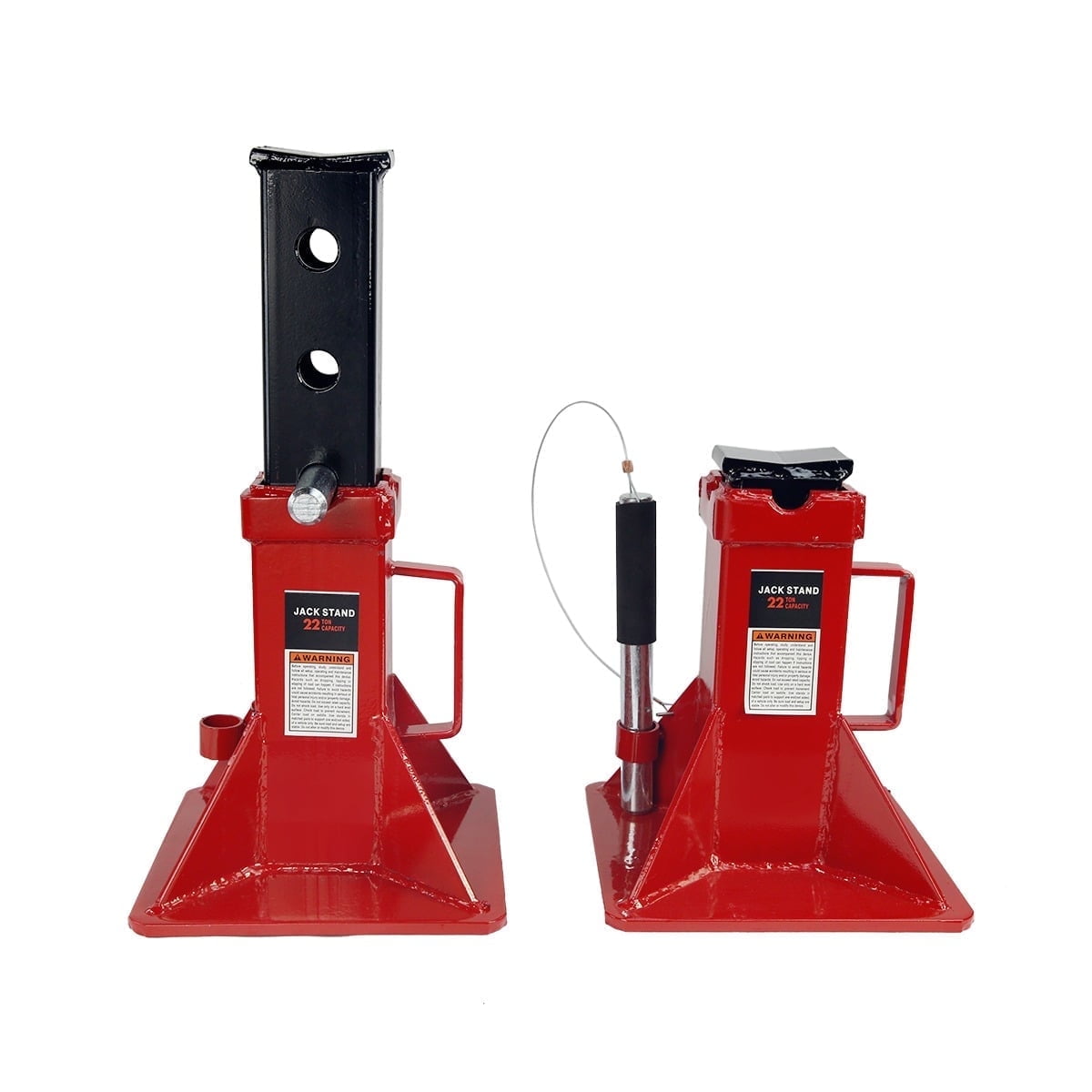 Stark USA 22 Ton (44,000LB) Heavy Duty Pin Type Professional Car Jack Stands with Lock, 1 Pair