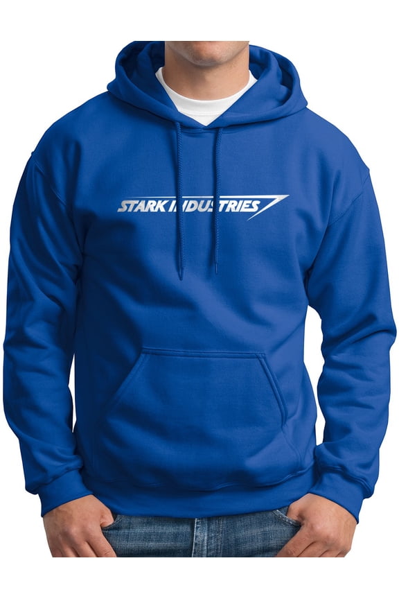 Stark Industries Hooded Sweatshirt Hoodie Royal Blue