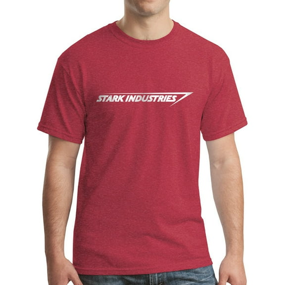 Stark Industries T-Shirt Movie Tee Heather Red