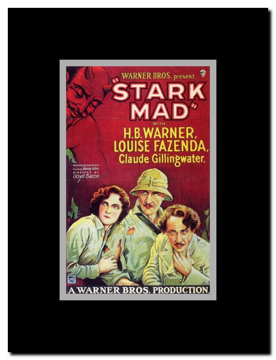 Stark Mad Framed Movie Poster