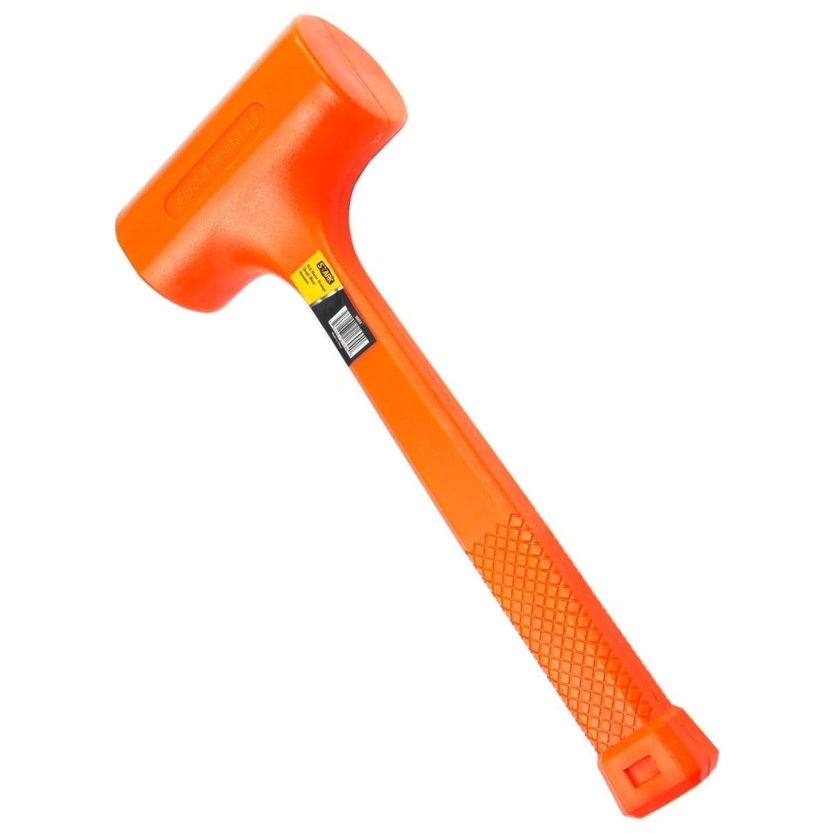 Stark USA 4LB Dead Blow Hammer, Non-Slip Grip, Spark & Rebound Resistant, Polyurethane Mallet