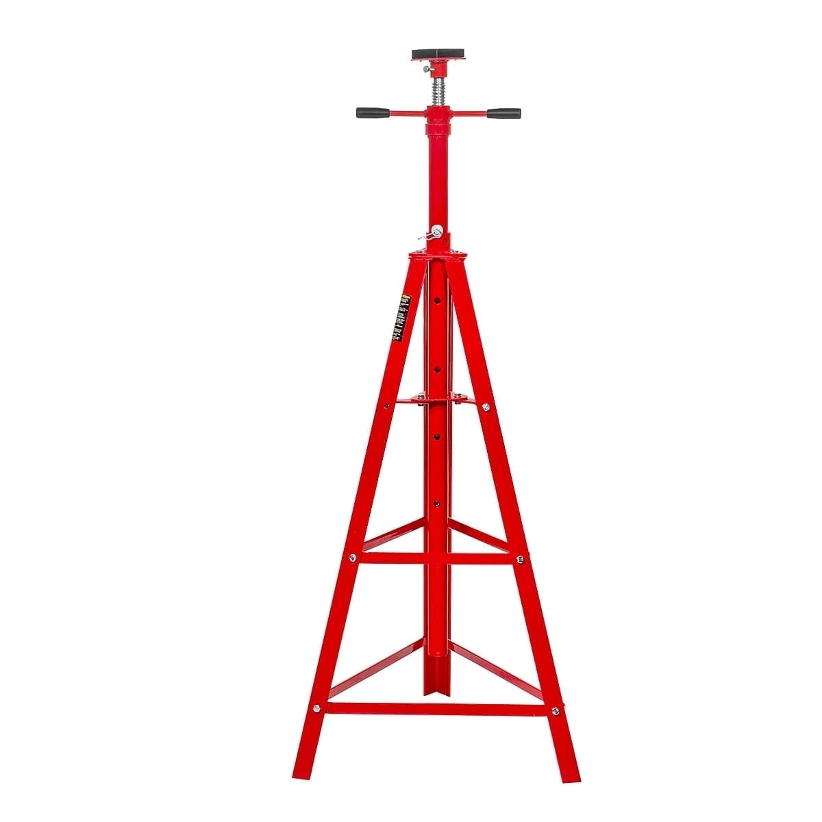 Stark USA 2 Ton Automotive Under Hoist Tripod Stand For Garages, Repair Shops, and DIY, 44000LB Capacity, Support Range 49"-84", Heavy Duty Steel, 24" Base, 3.25" Saddle