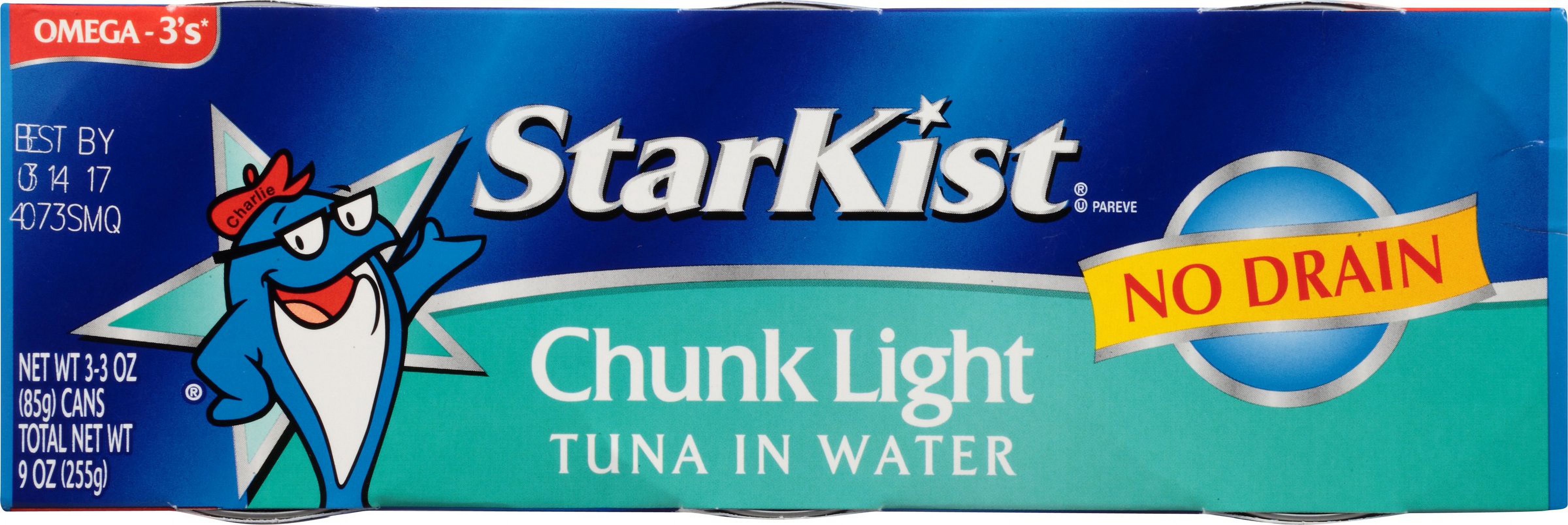 Starkist Chunk Light Tuna In Water, 3 Ounce, 3 Count