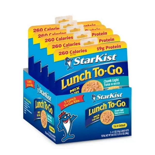 Starkist Chunk Light Tuna in Water Lunch To-Go 4.1Oz., 5 Ct.