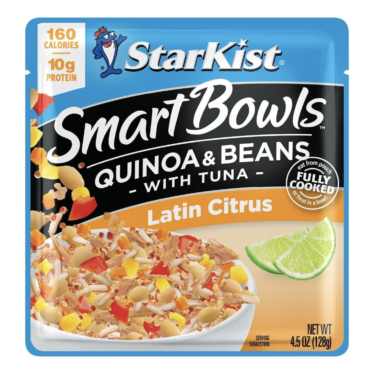 StarKist Smart Bowls Latin .. .. Citrus, 4.5 oz .. Pouch .. (Pack of .. 12) â€“ .. Features .. Quinoa & Beans .. .. with Wild Caught Tuna ..