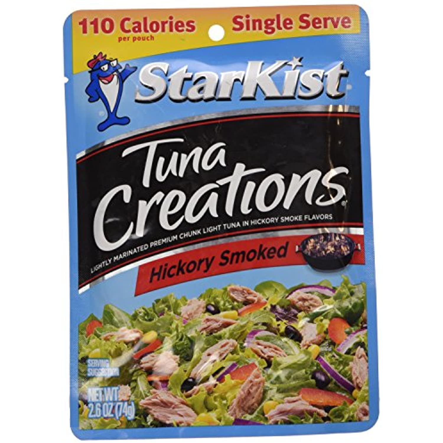 Starkist Tuna Creations, Hickory Smoked, Single Serve 2.6-Ounce Pouch (Pack Of 6)