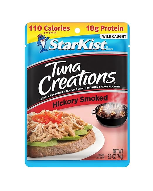 Starkist Tuna Creations, Hickory Smoked, Single Serve, 2.6 Oz, 6 Pack ...