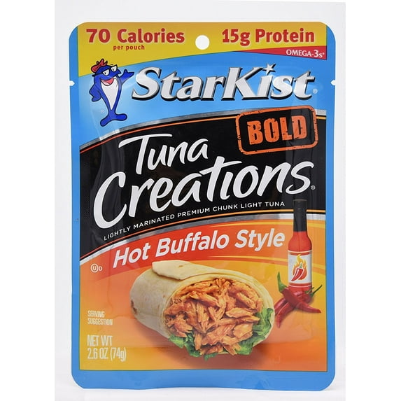 Starkist Tuna Creations Hot Buffalo Style ~ 2.6 oz ~ pack of 6