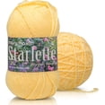 thumbnail image 1 of Mary Maxim Starlette Knitting Crochet Yarn, Acrylic Worsted Weight Yarn, Soft Yellow Yarn, 1 of 7