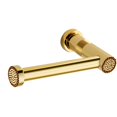 thumbnail image 1 of Starlight Brass Toilet Paper Holder Without Lid, Swarovski Crystals, Gold, 1 of 2