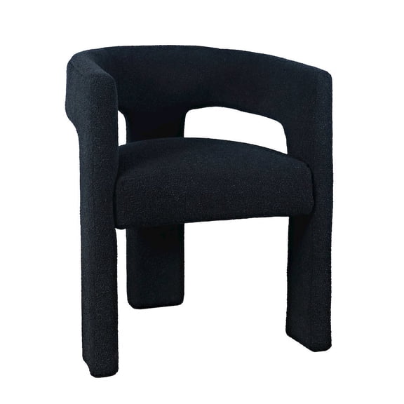 Starlight Canyon Home Black Upholstered Dining Chair for Dining Room and Kitchen Table Seating